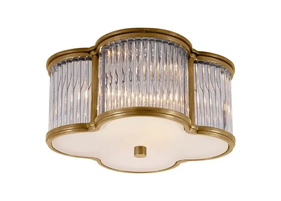 Visual Comfort - Basil Metal Flush Mount - Gold