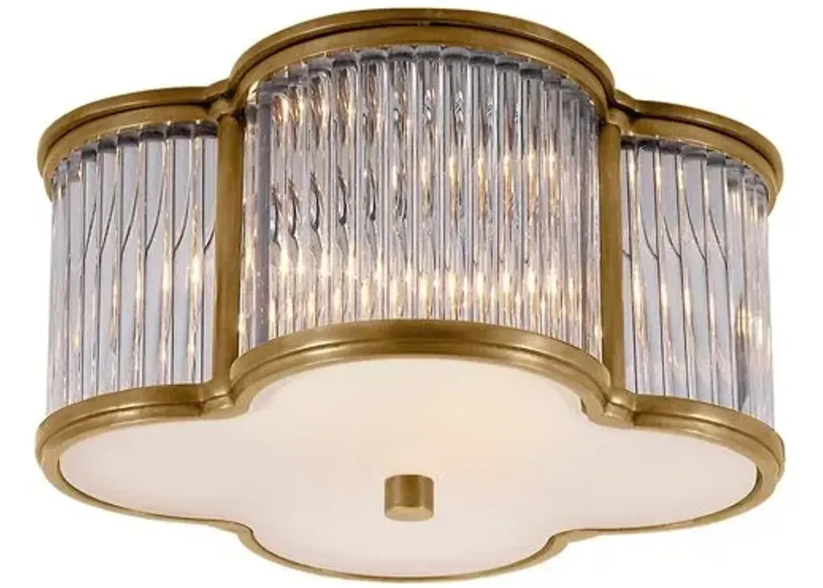 Visual Comfort - Basil Metal Flush Mount - Gold