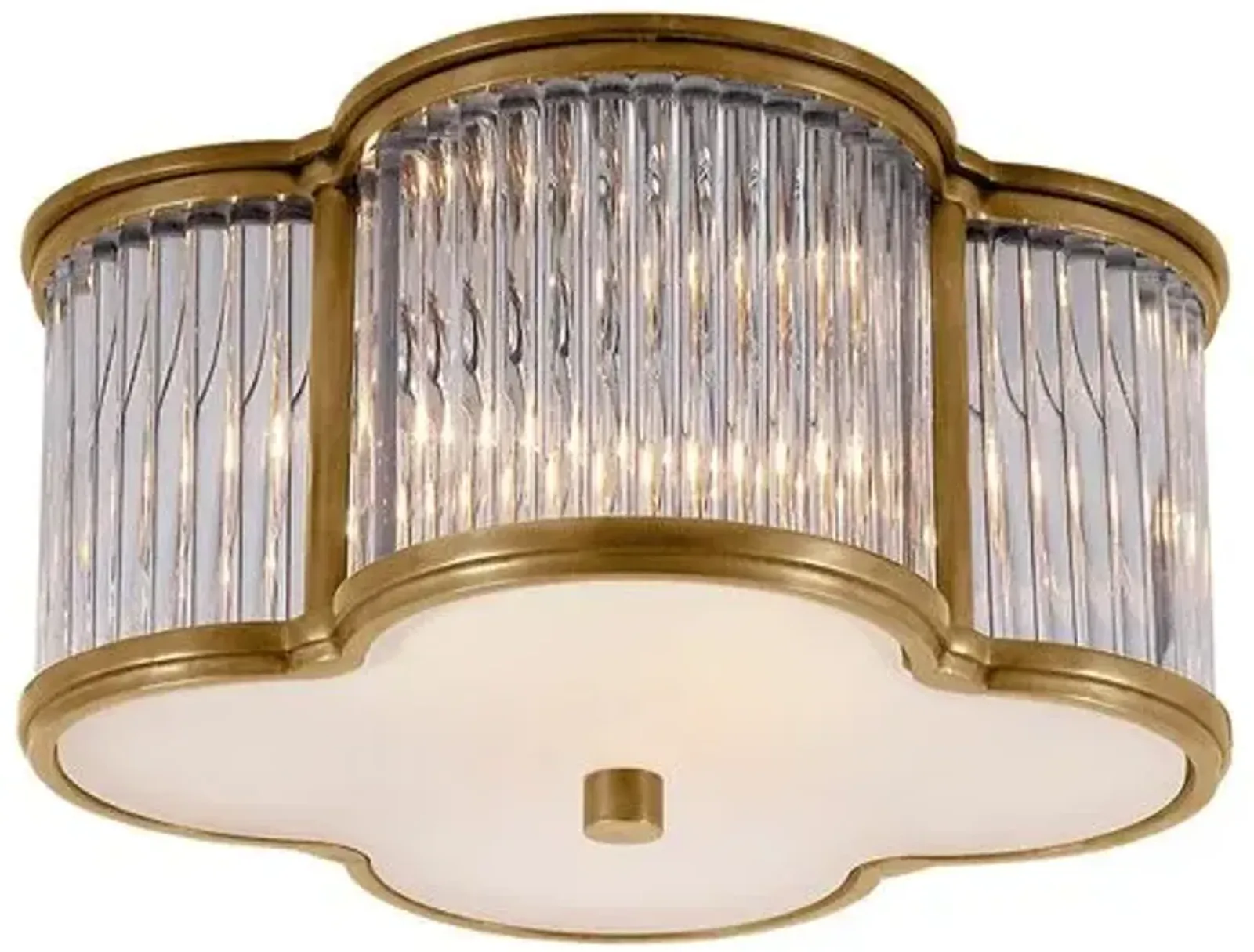 Visual Comfort - Basil Metal Flush Mount - Gold