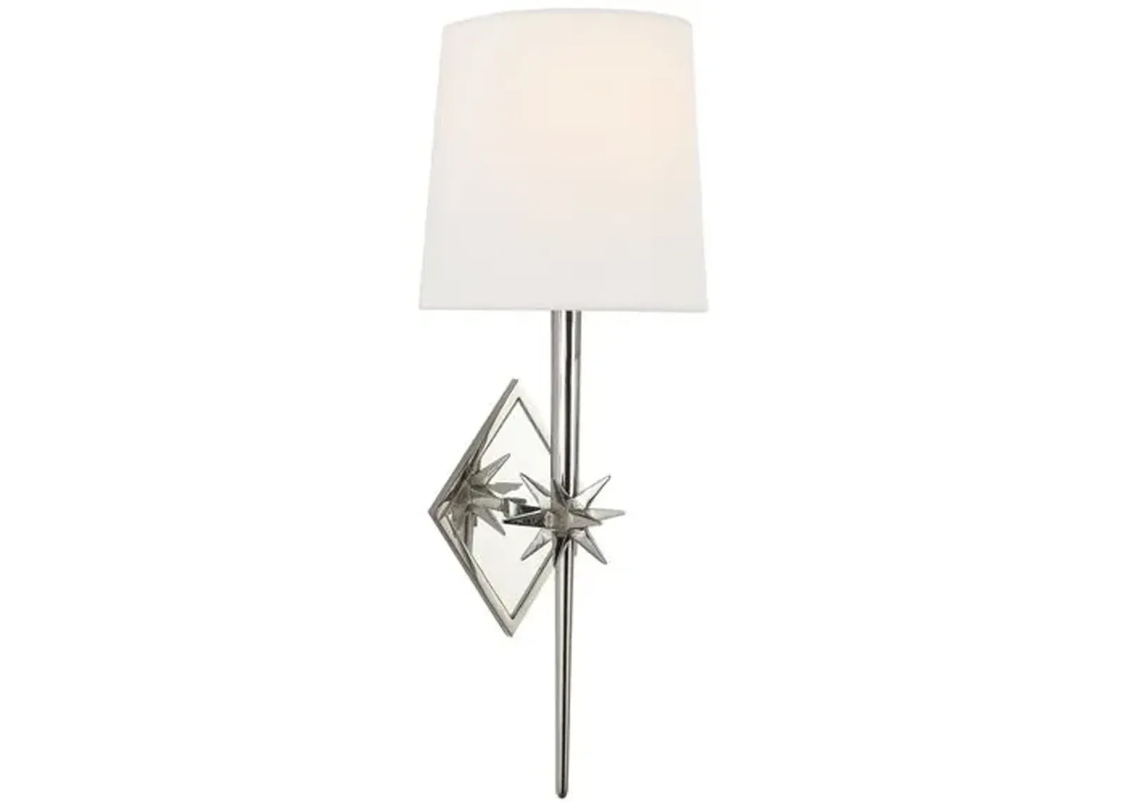 Visual Comfort - Etoile Sconce - Polished Nickel - Silver