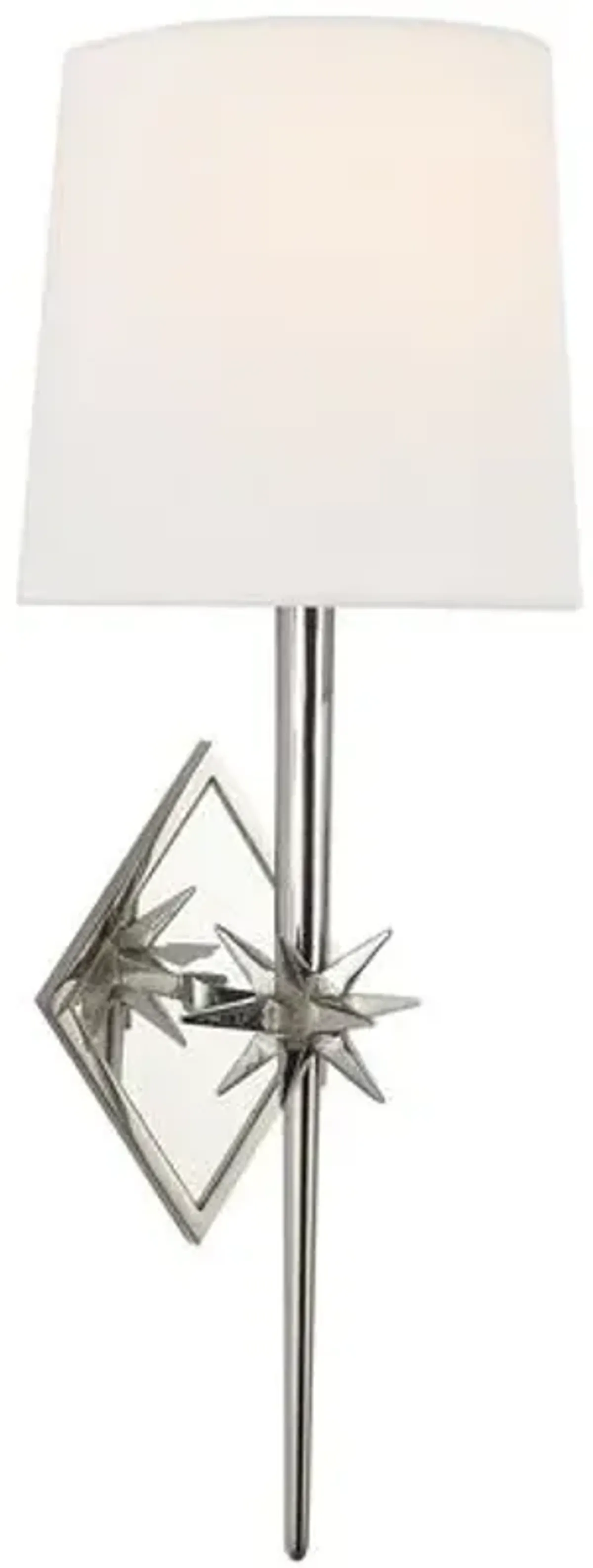 Visual Comfort - Etoile Sconce - Polished Nickel - Silver