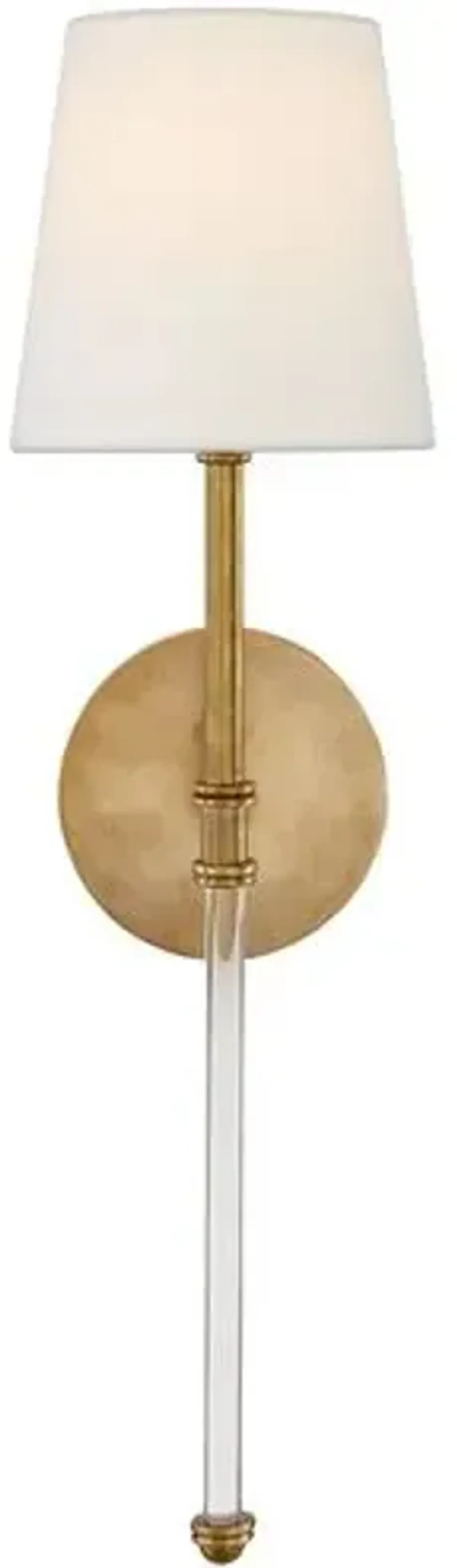 Visual Comfort - Camille Sconce - Antique Brass - Gold