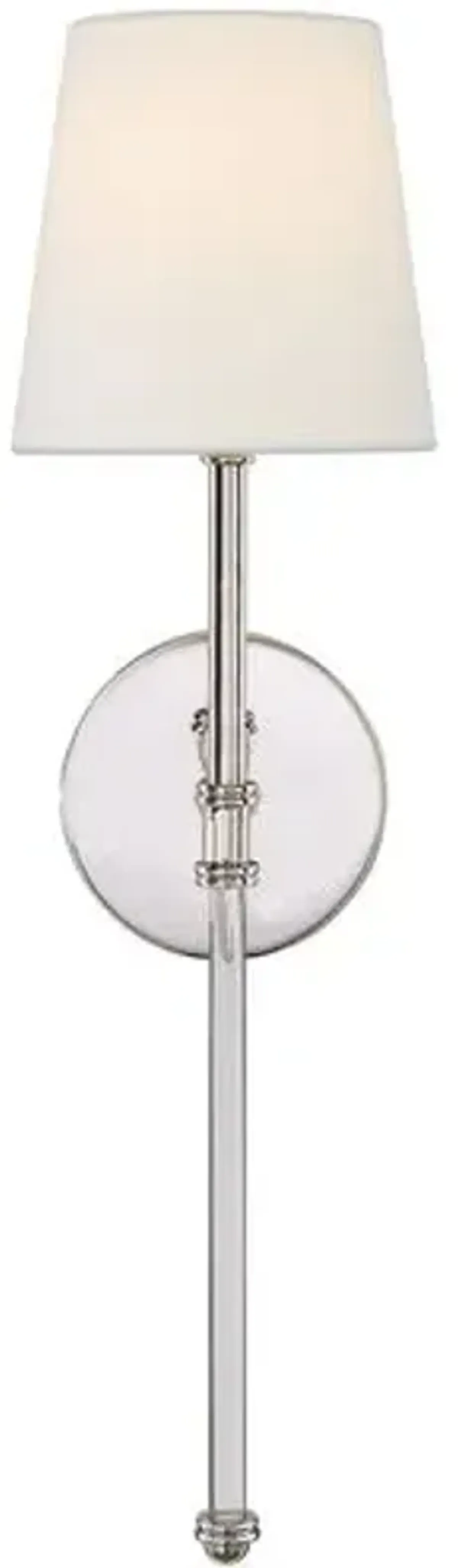 Visual Comfort - Camille Sconce - Polished Nickel - Silver