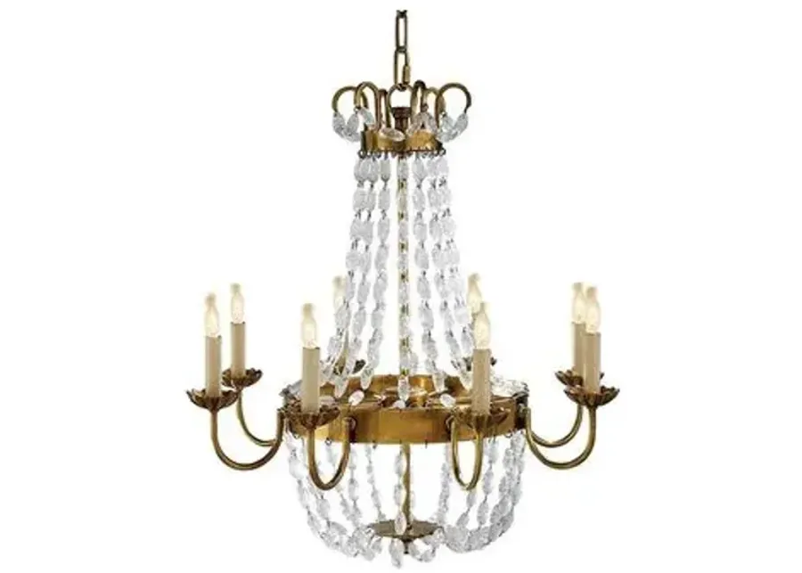 Visual Comfort - Paris Flea Market Chandelier - Gold