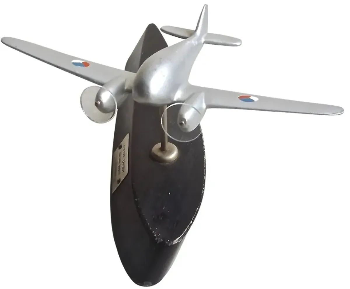 Deco Czech Trophy Model Plane - Vermilion Designs - black