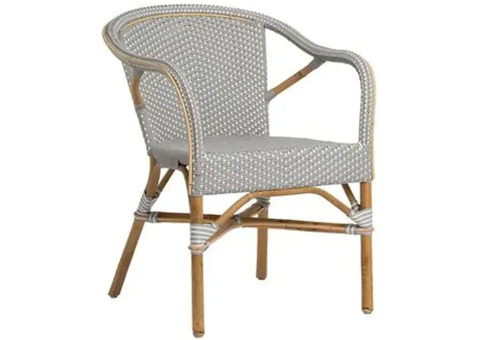 Madeleine Bistro Outdoor Armchair - Gray - Sika Design - Handcrafted