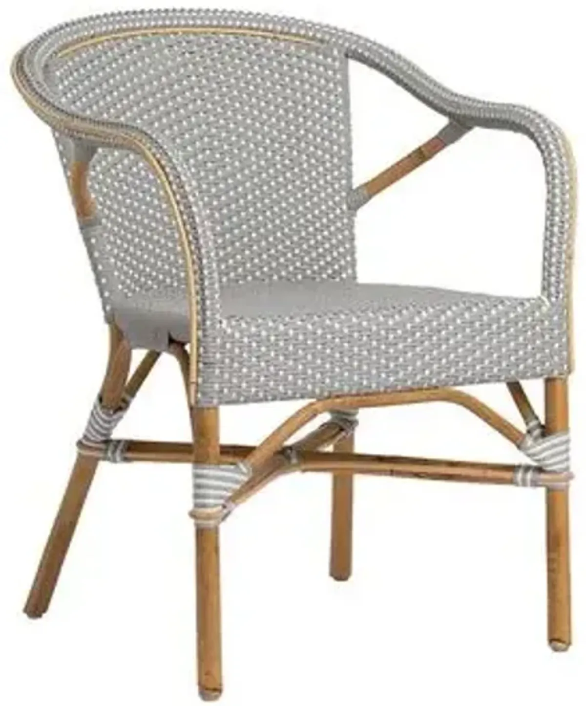 Madeleine Bistro Outdoor Armchair - Gray - Sika Design - Handcrafted