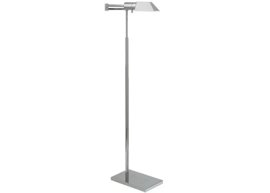 Visual Comfort - Studio Swing Arm Floor Lamp - Polished Nickel