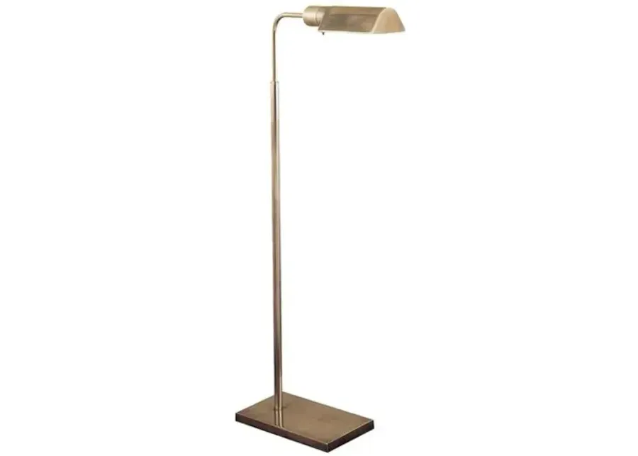 Visual Comfort - Studio Adjustable Floor Lamp - Antique Nickel