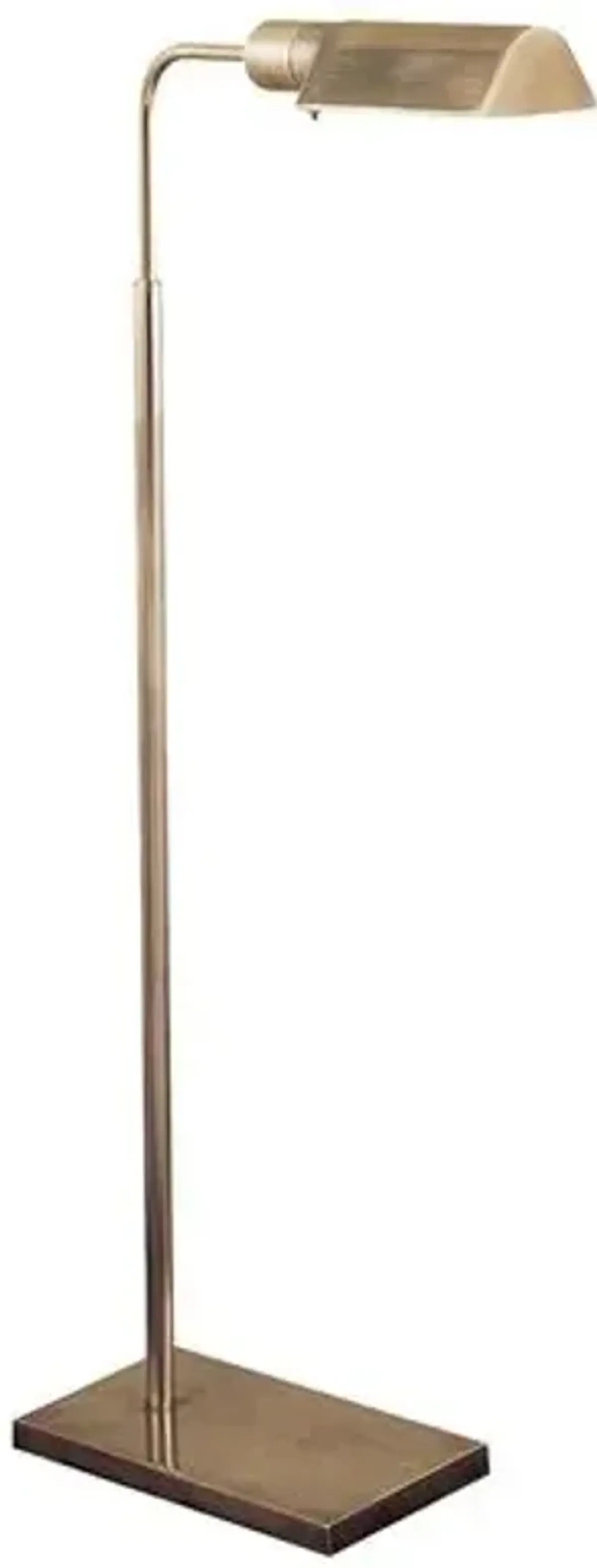 Visual Comfort - Studio Adjustable Floor Lamp - Antique Nickel