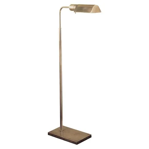 Visual Comfort - Studio Adjustable Floor Lamp - Antique Nickel