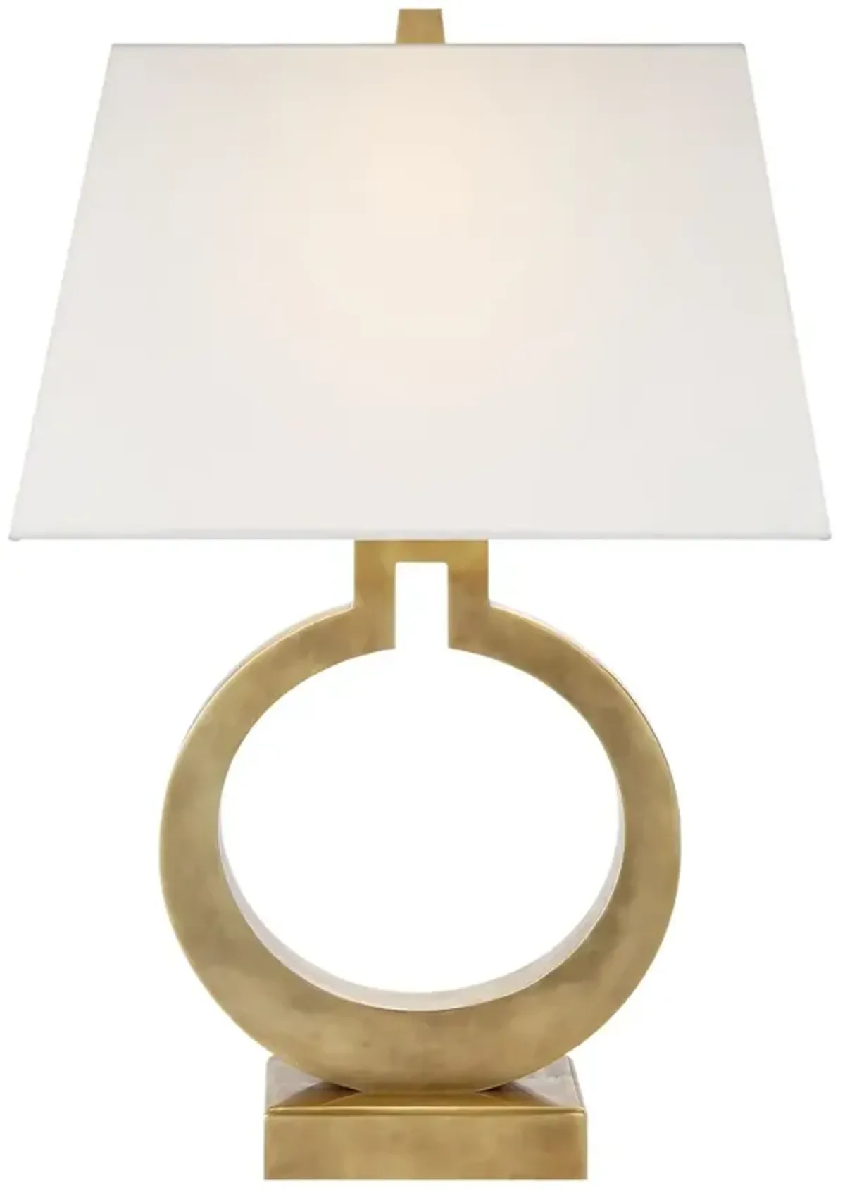 Visual Comfort - Ring Table Lamp - Antique Brass