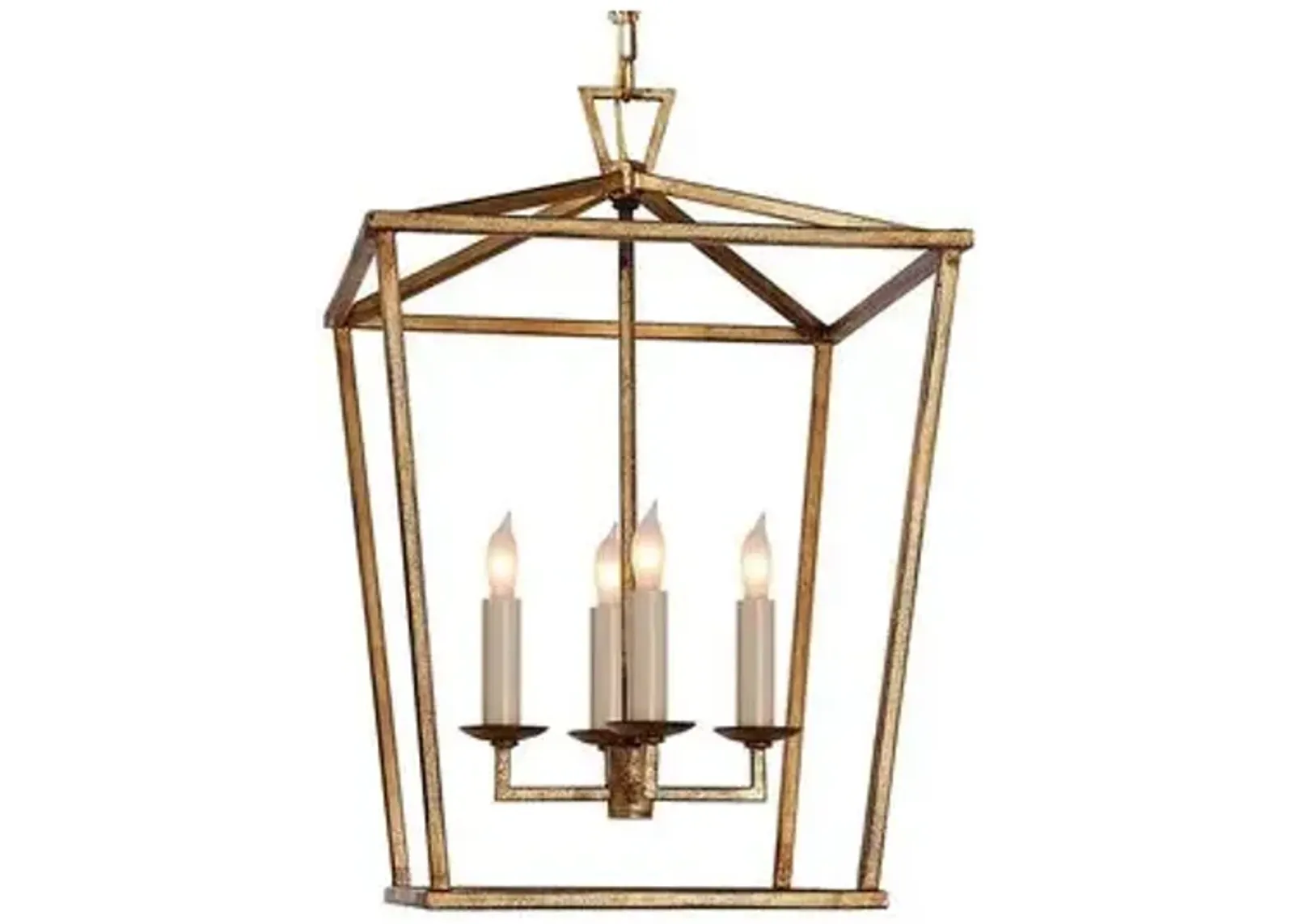 Visual Comfort - Darlana Lantern - Gilded Iron - Gold