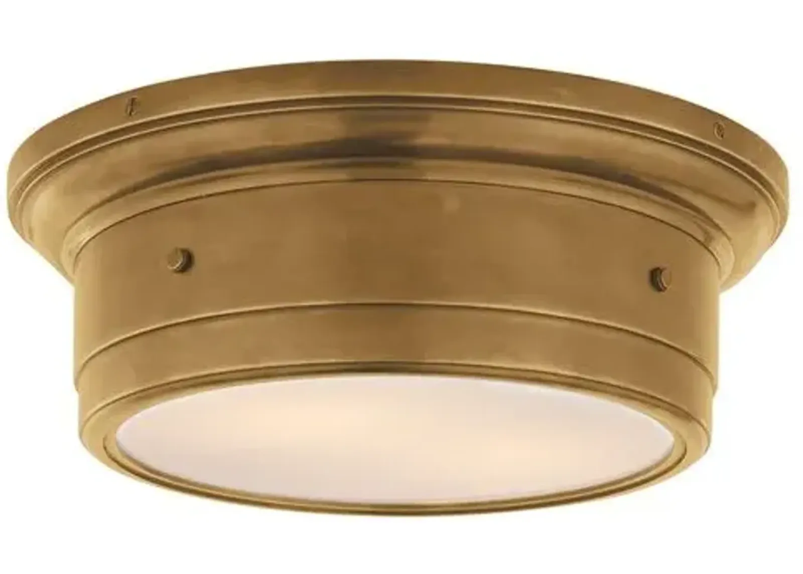 Visual Comfort - Siena Flush Mount - Antique Brass - Gold