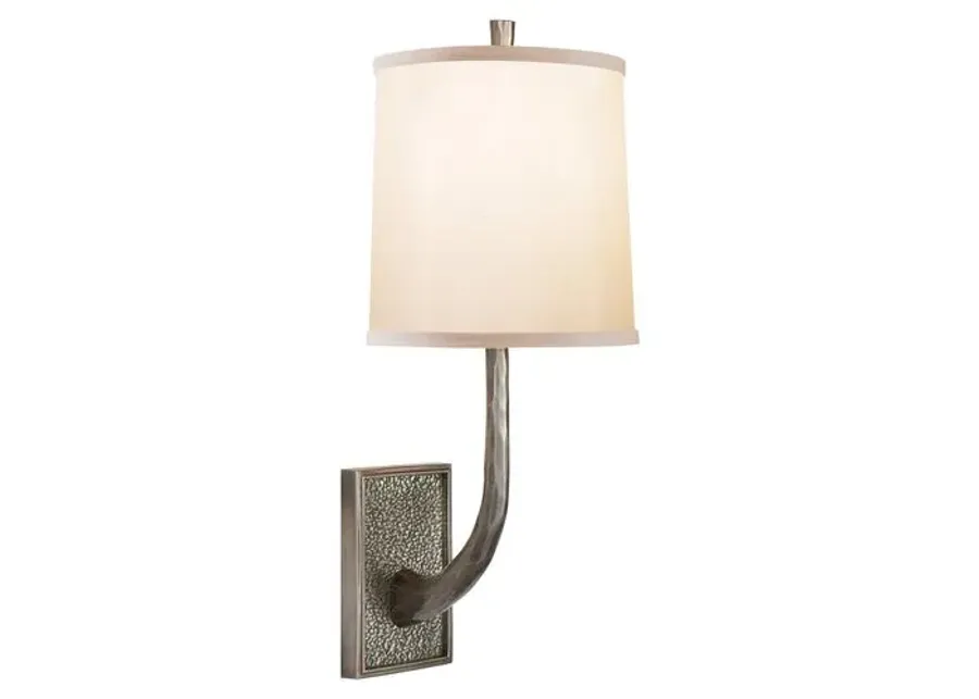 Visual Comfort - Lyric Branch Sconce - Pewter - Ivory