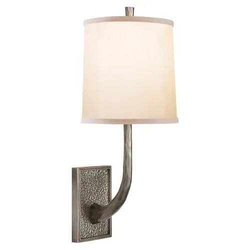 Visual Comfort - Lyric Branch Sconce - Pewter - Ivory