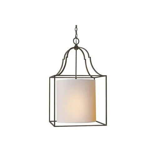 Visual Comfort - Gustavian Lantern - Aged Iron - Black