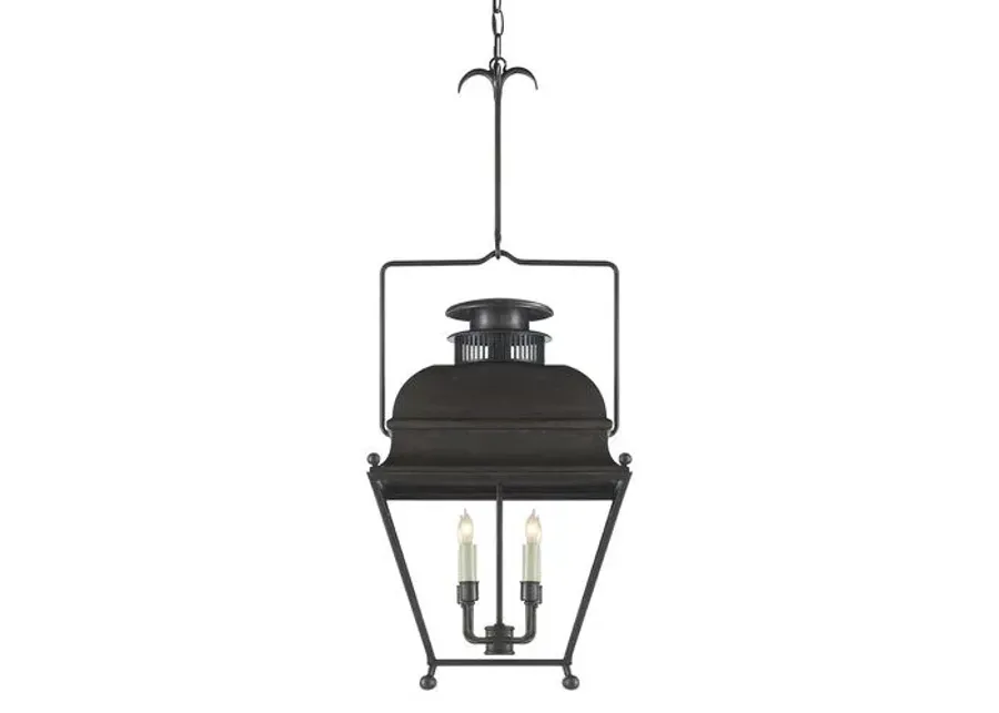 Visual Comfort - Holborn Lantern - Aged Iron - Black