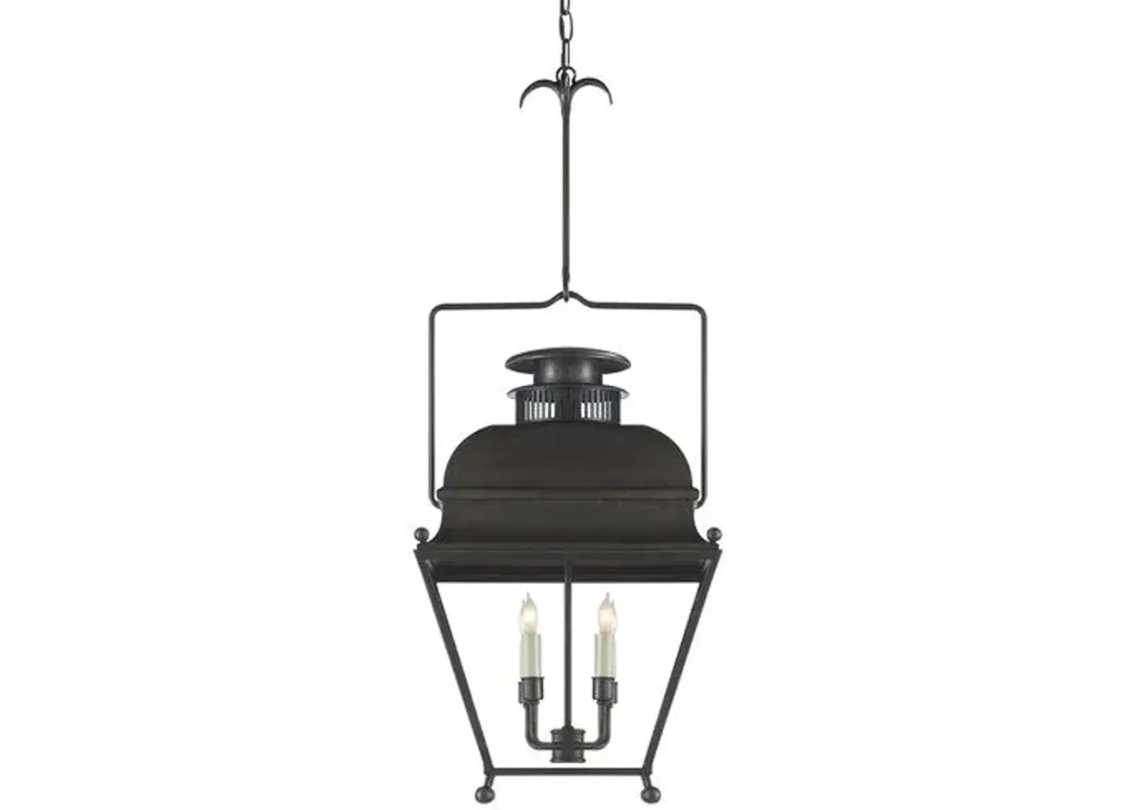 Visual Comfort - Holborn Lantern - Aged Iron - Black