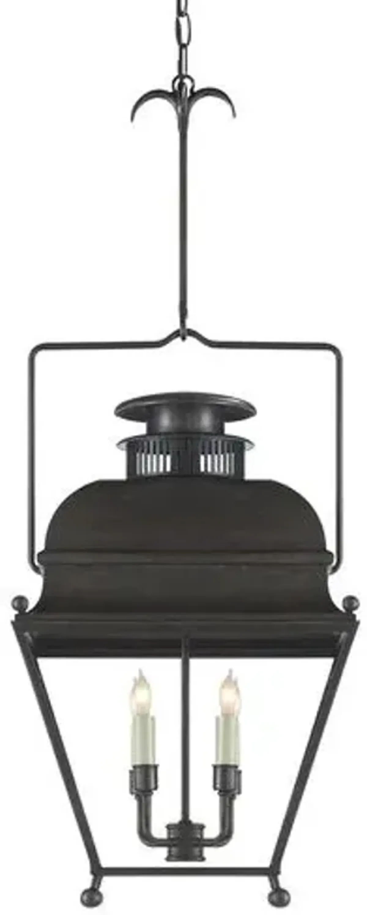 Visual Comfort - Holborn Lantern - Aged Iron - Black