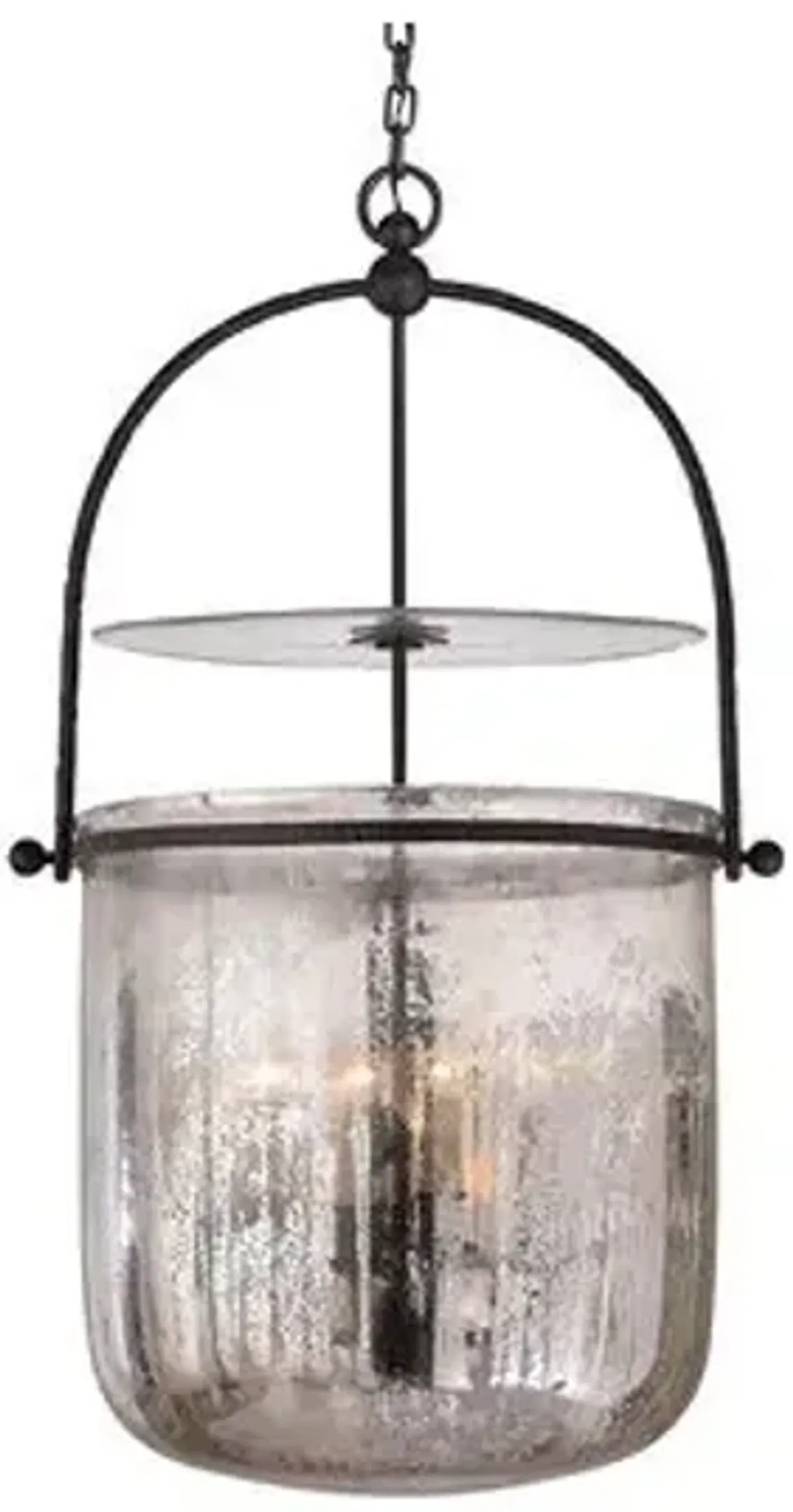 Visual Comfort - Lorford Bell Lantern - Aged Iron - Black