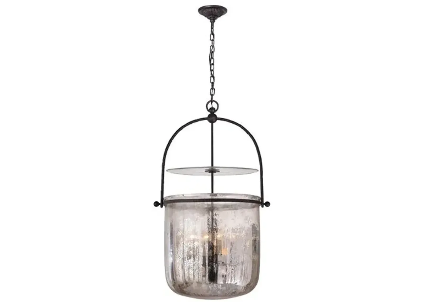 Visual Comfort - Lorford Bell Lantern - Aged Iron - Black