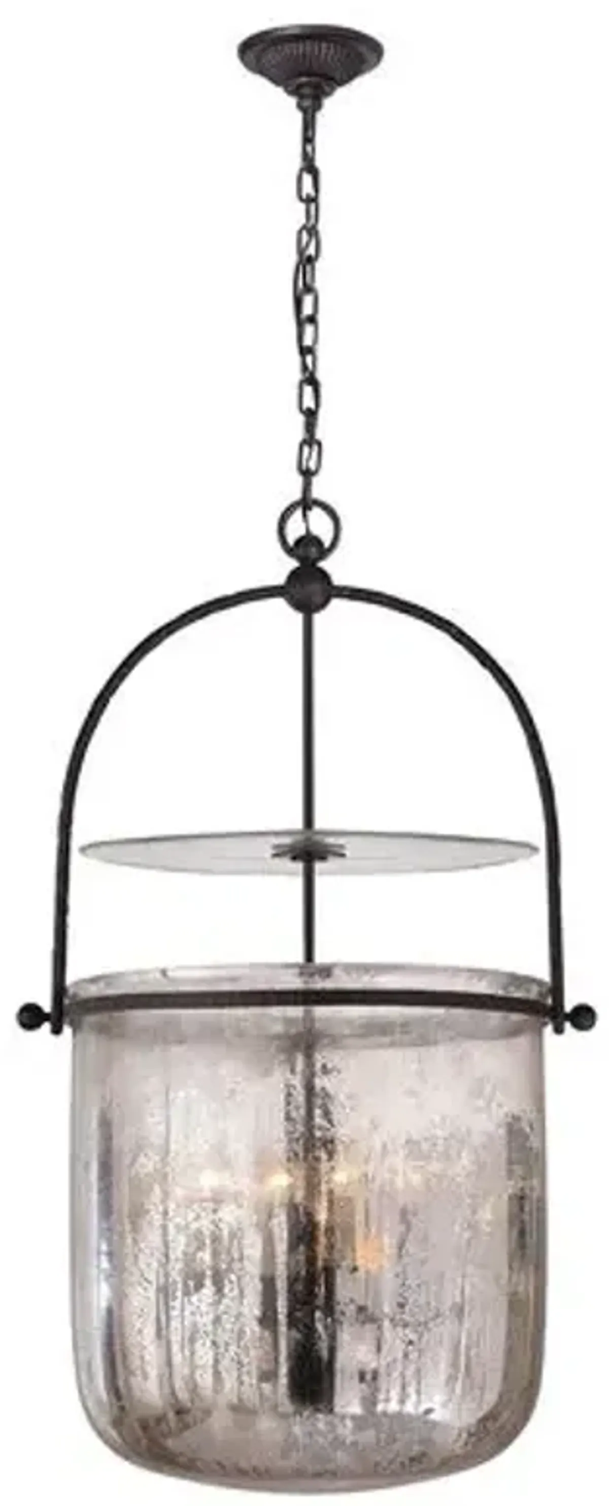 Visual Comfort - Lorford Bell Lantern - Aged Iron - Black