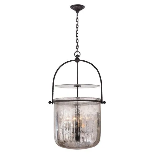 Visual Comfort - Lorford Bell Lantern - Aged Iron - Black