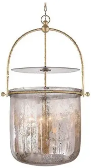 Visual Comfort - Lorford Bell Lantern - Gilded Iron - Gold