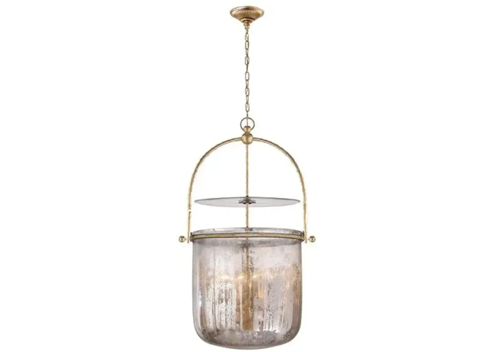 Visual Comfort - Lorford Bell Lantern - Gilded Iron - Gold