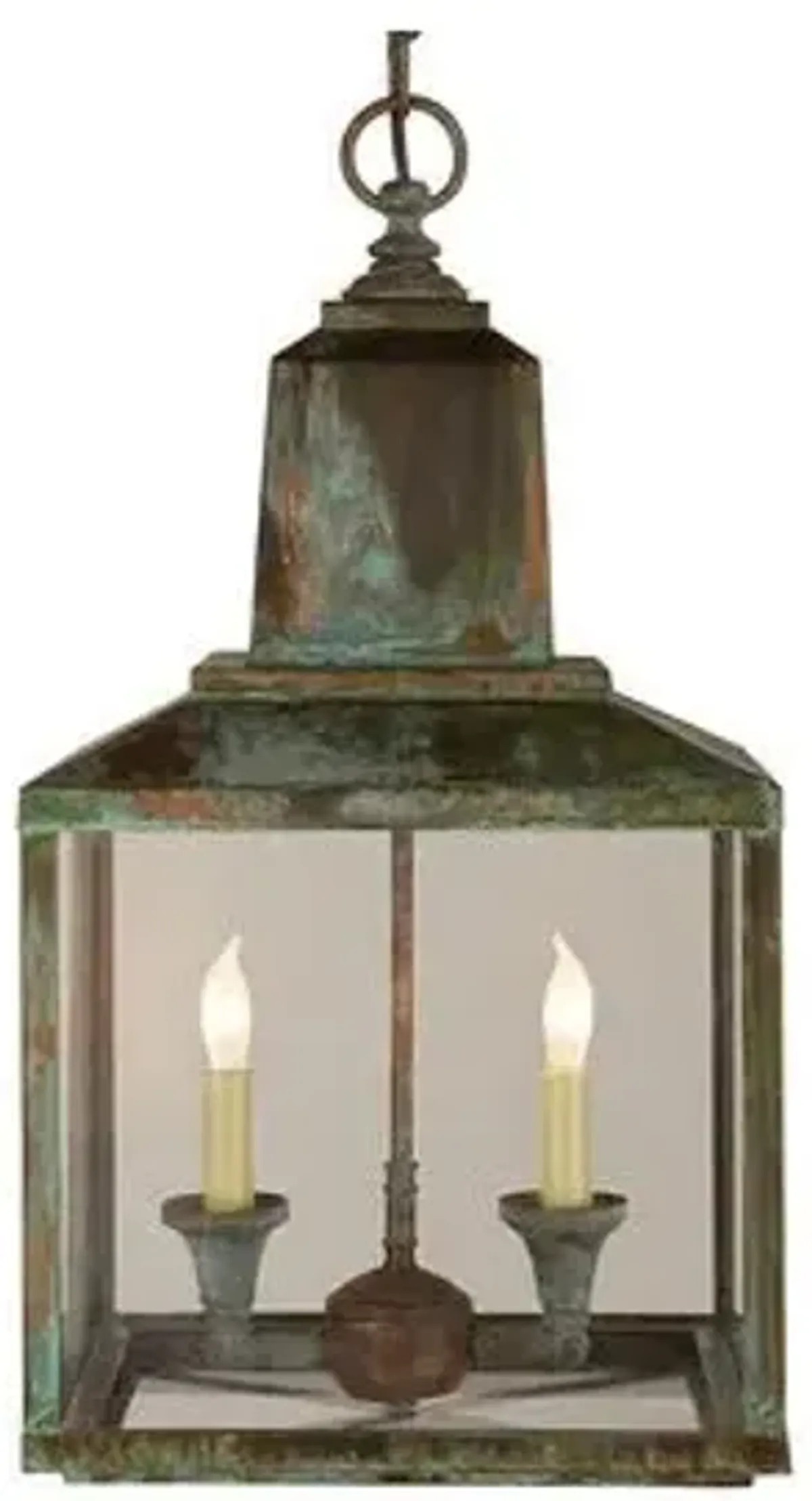 Visual Comfort - Brantley Lantern - Verdigris - Gold