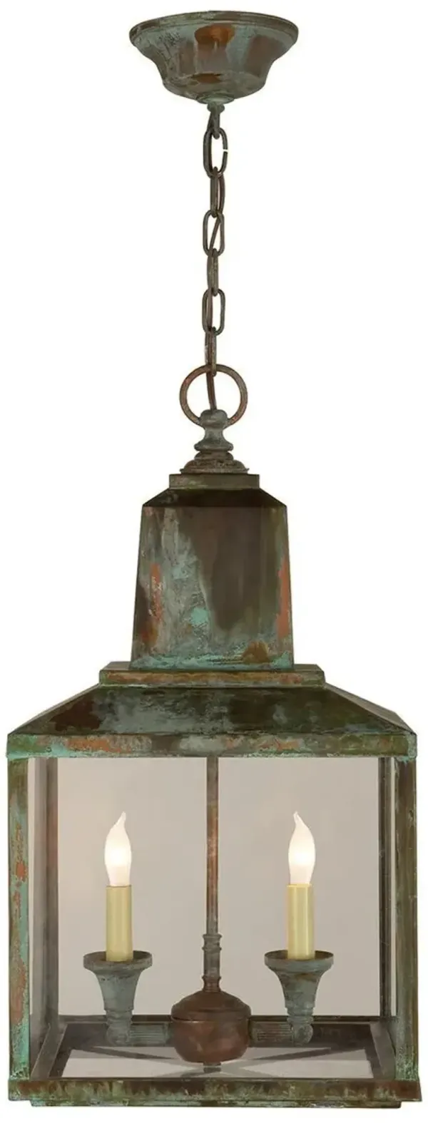 Visual Comfort - Brantley Lantern - Verdigris - Gold