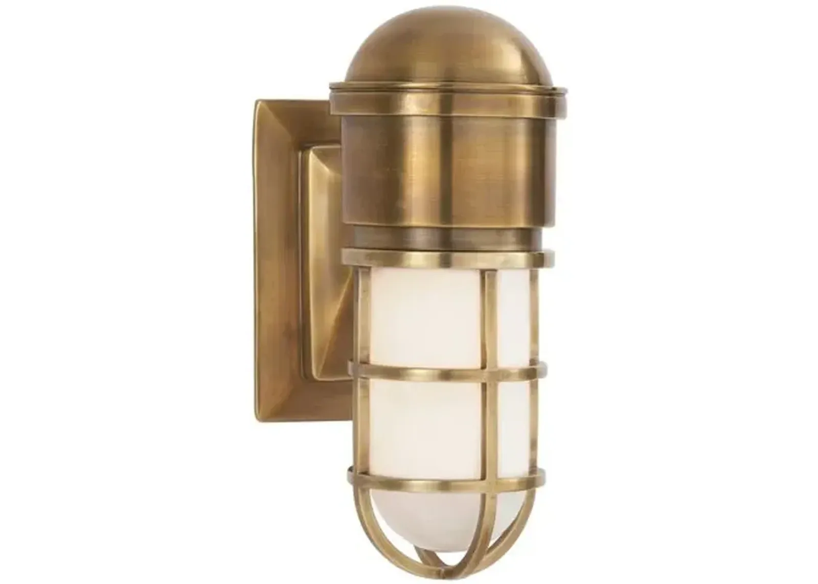 Visual Comfort - Marine Wall Light - Antique Brass - Gold