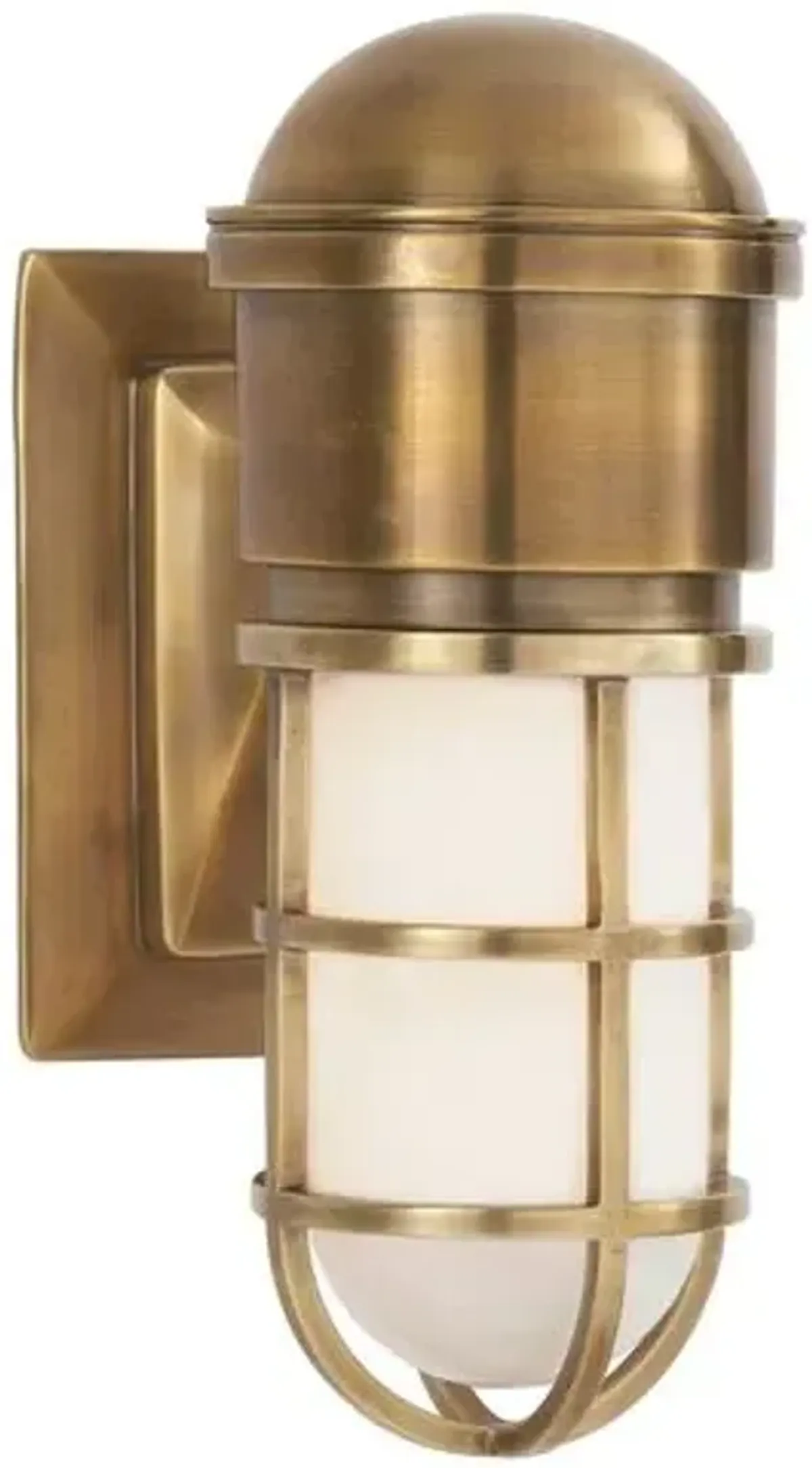 Visual Comfort - Marine Wall Light - Antique Brass - Gold