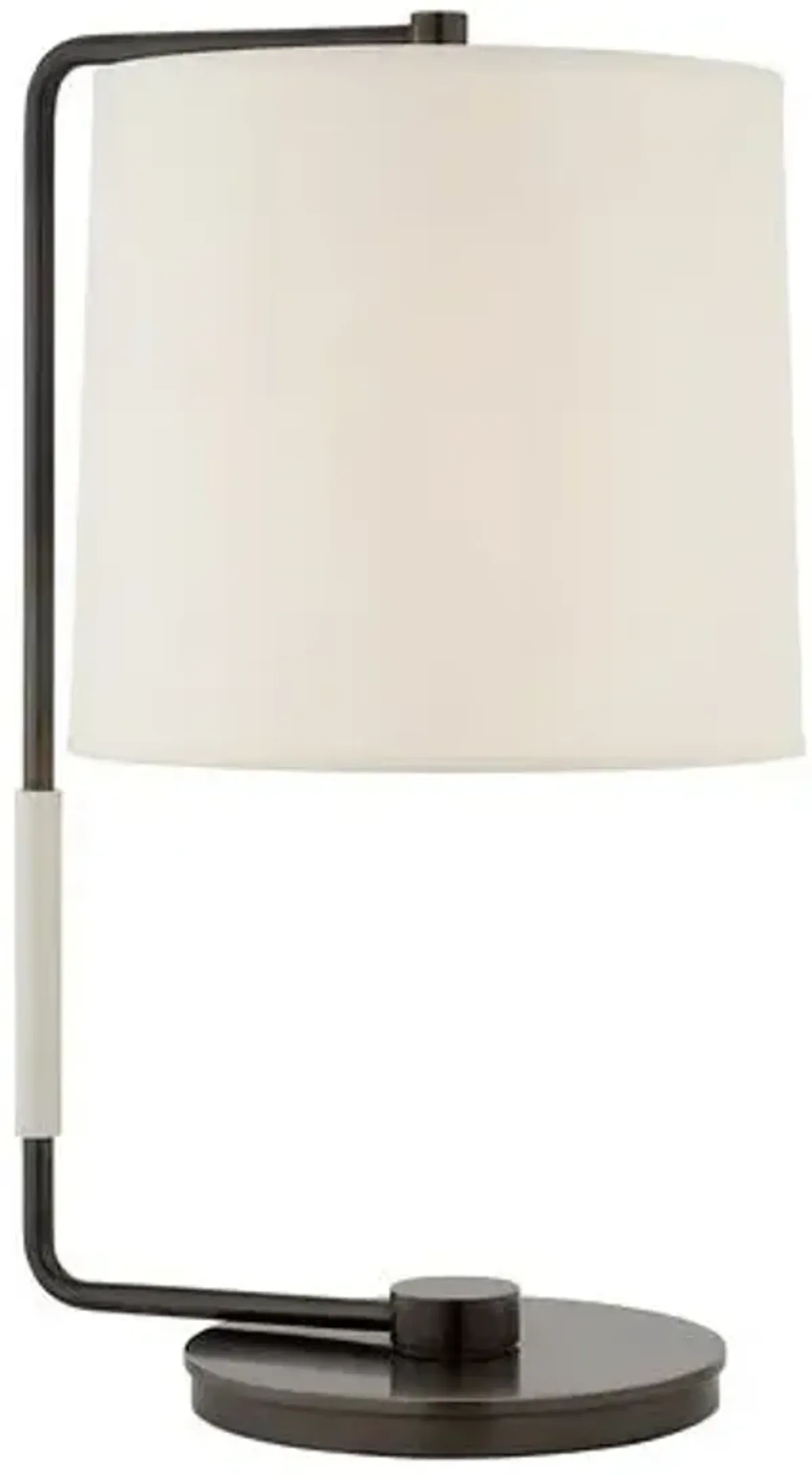 Visual Comfort - Swing Table Lamp - Bronze with Silk Shade