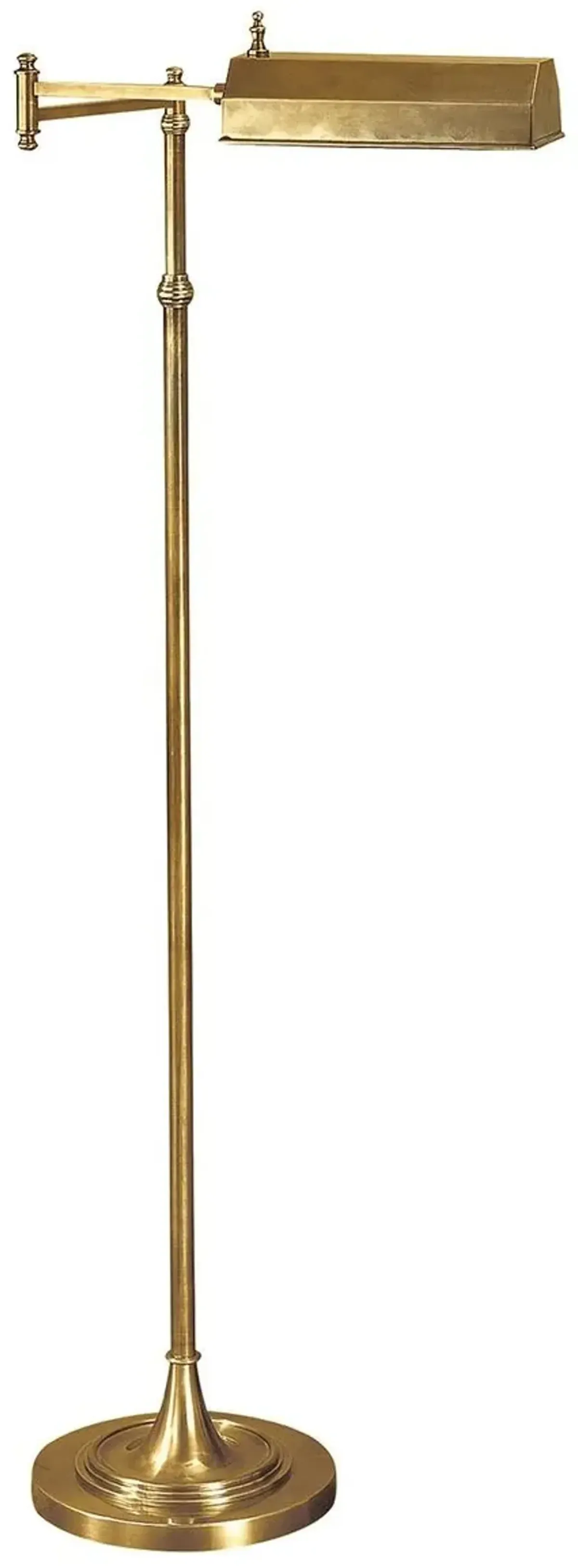 Visual Comfort - Dorchester Floor Lamp - Antiqued Brass