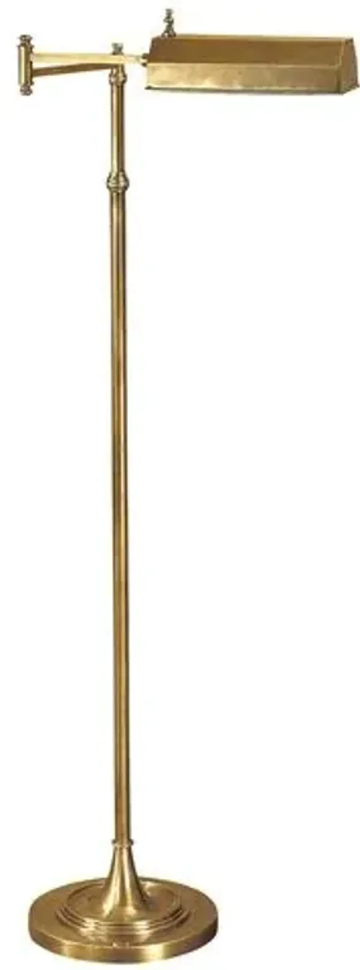 Visual Comfort - Dorchester Floor Lamp - Antiqued Brass