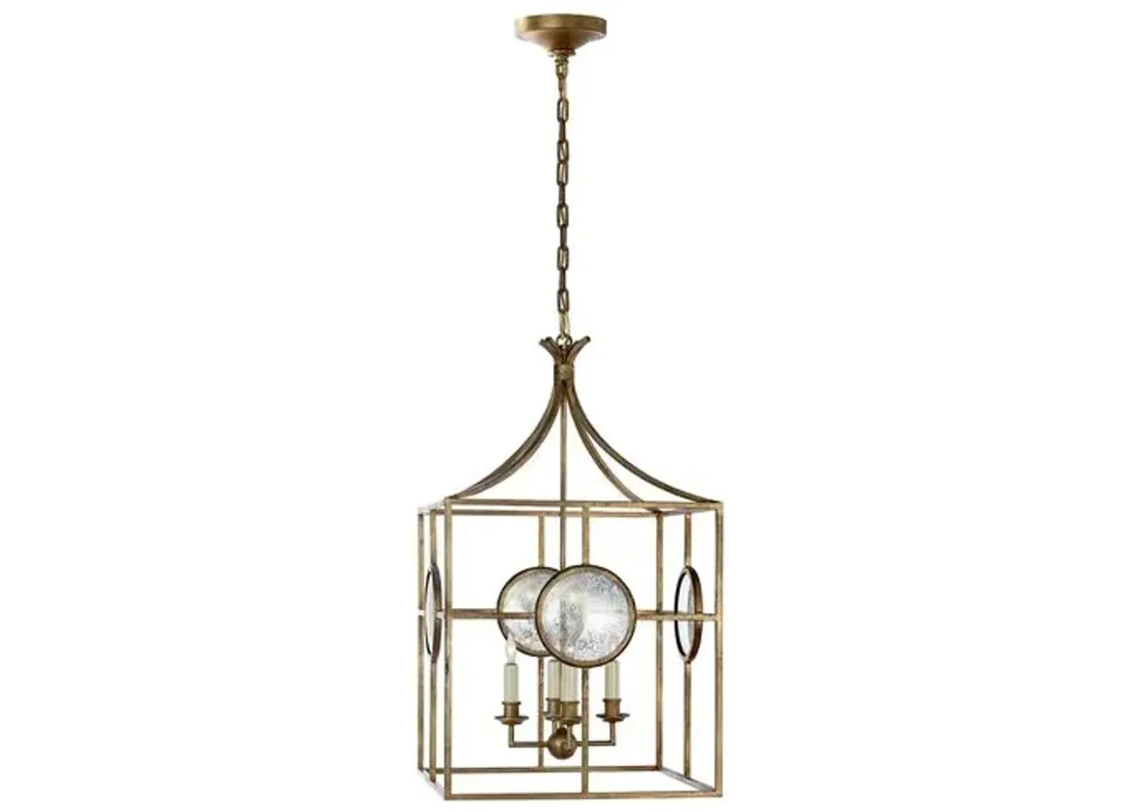 Visual Comfort - Gramercy Lantern - Gilded Iron - Gold