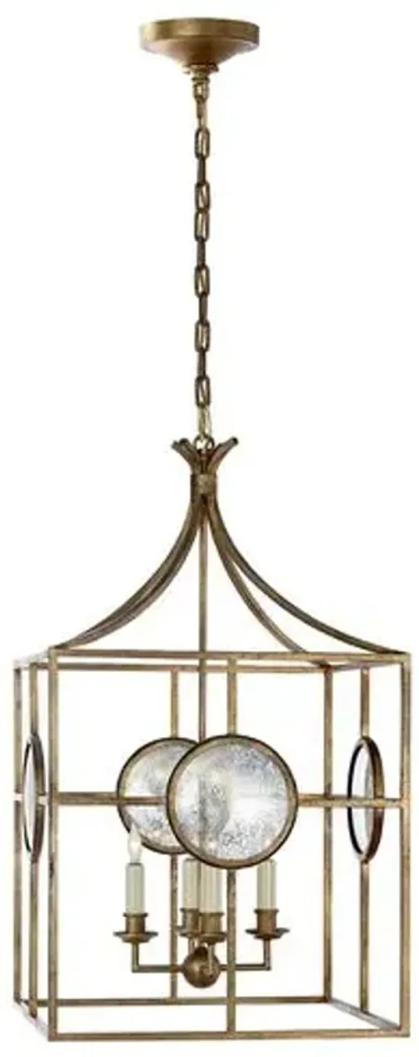 Visual Comfort - Gramercy Lantern - Gilded Iron - Gold