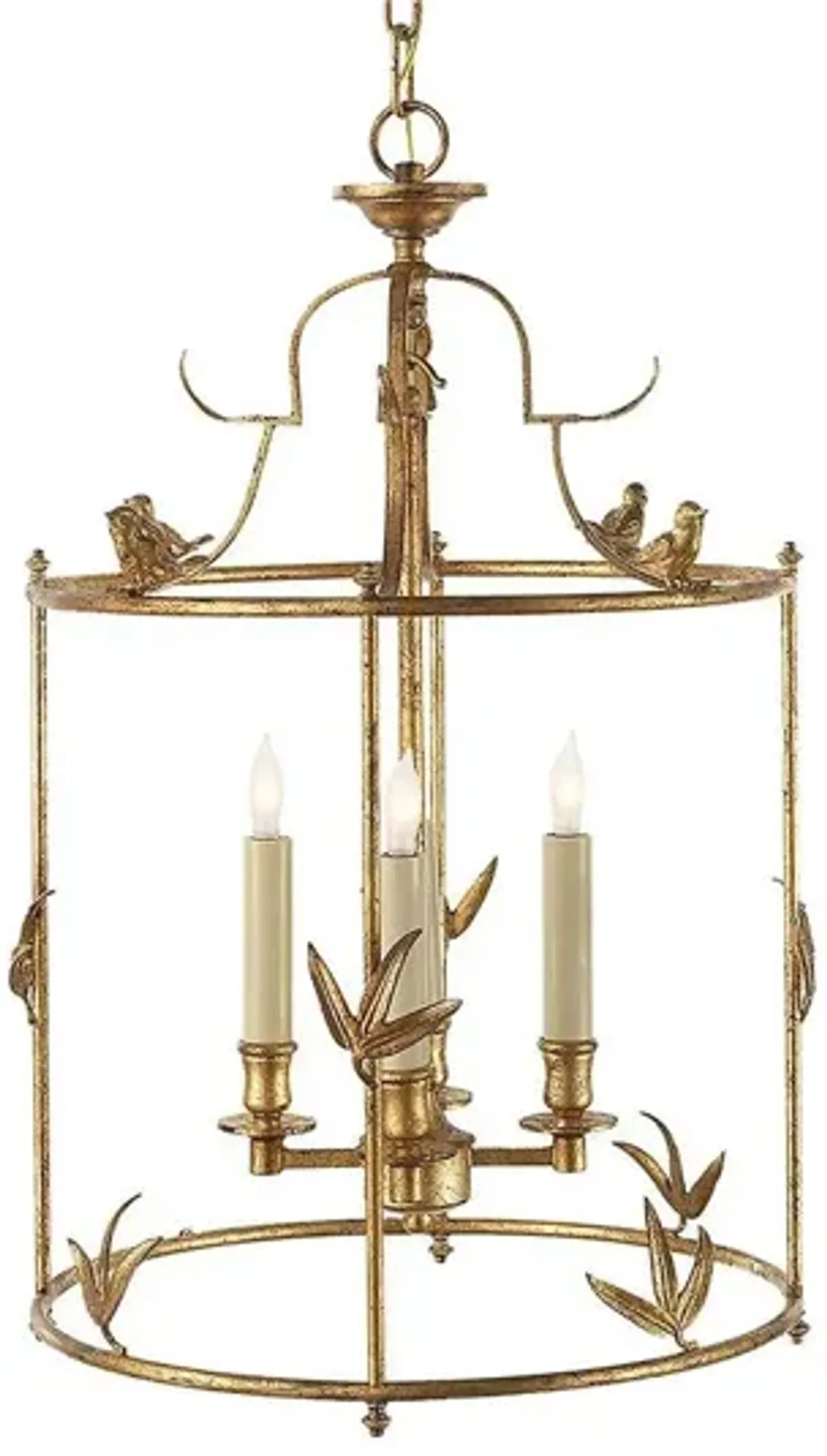 Visual Comfort - Diego Lantern - Gilded Iron - Gold