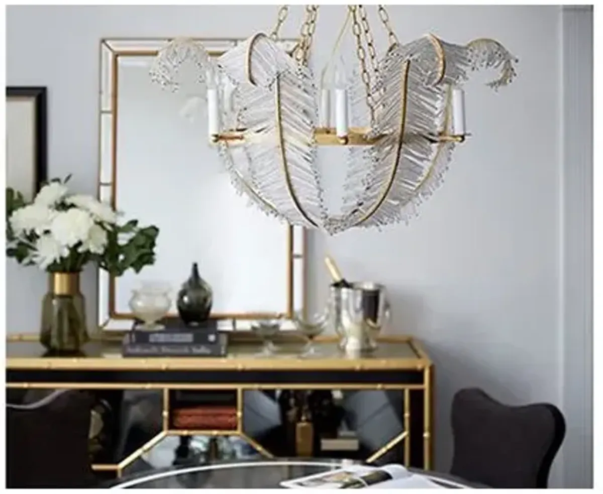 Visual Comfort - Calais Chandelier - Gilded Iron - Gold