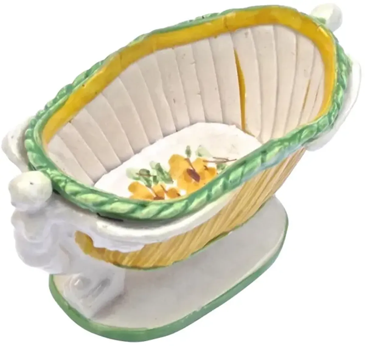 Floral Outdoor Basket & Winged Caryatid Cachepot - Vermilion Designs - Gray
