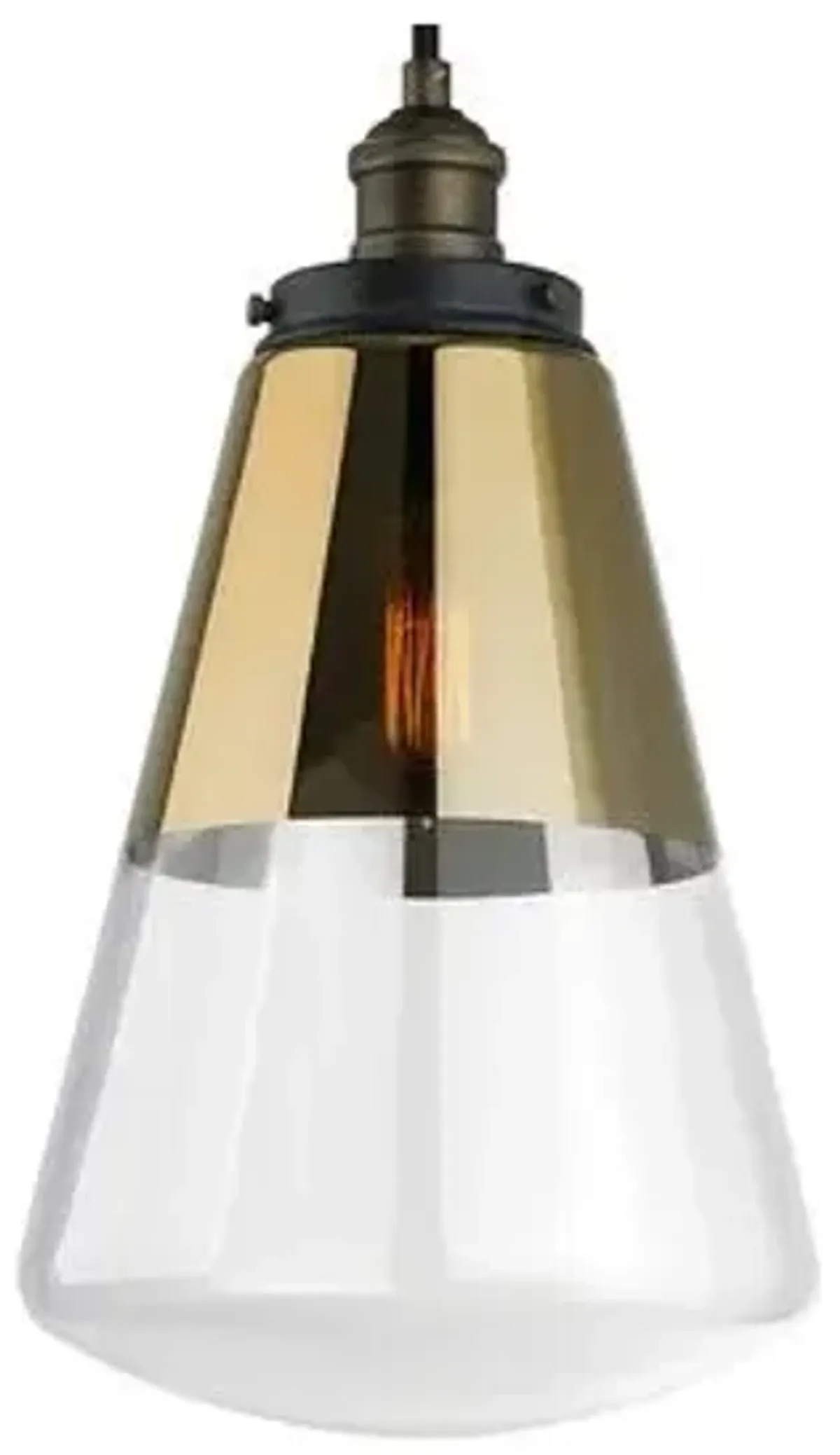 Visual Comfort - 10" Carson 1-Light Pendant - Gold