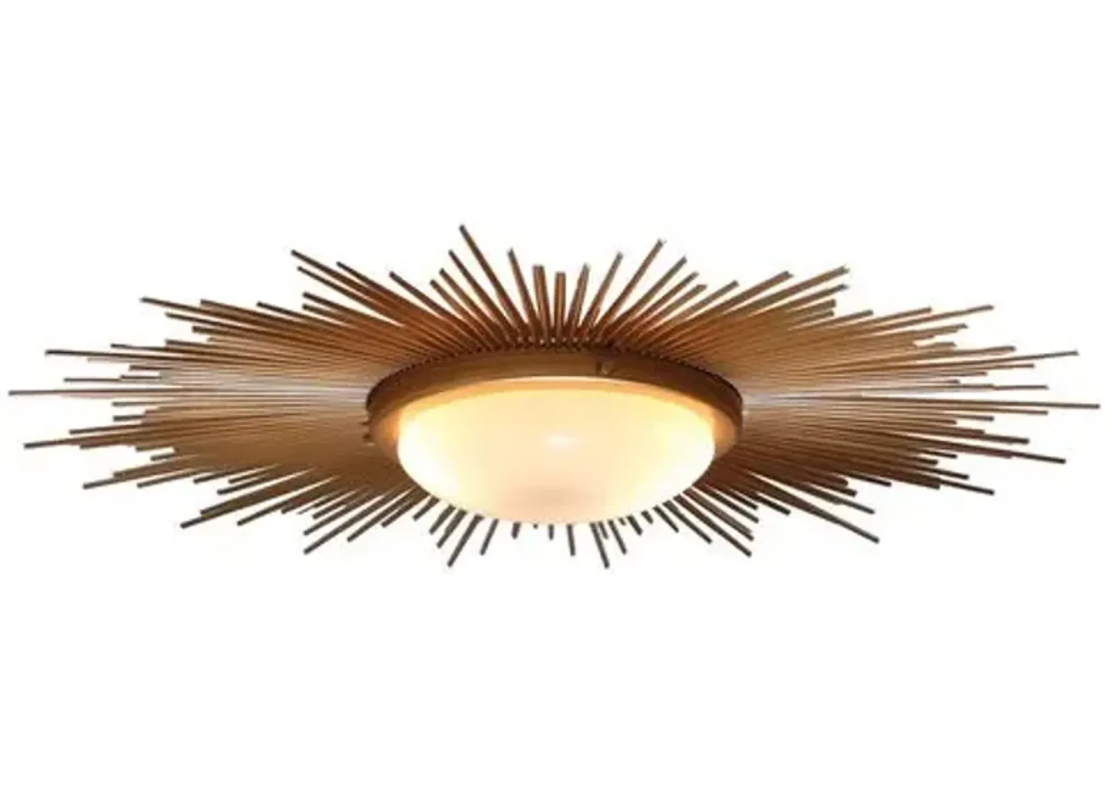 Sunburst Flush Mount - Gold - Global Views