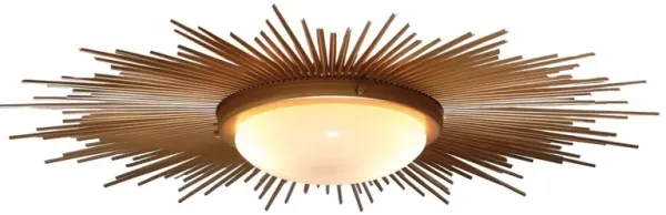 Sunburst Flush Mount - Gold - Global Views