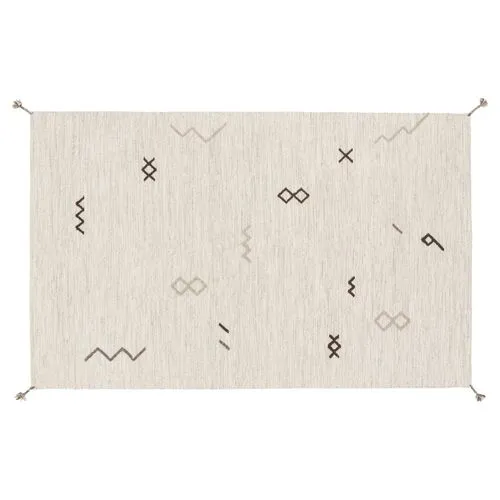 Bathilde Rug - Light Gray/Taupe - Ivory - Ivory