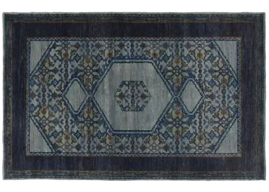 Bastien Rug - Slate/Navy - Blue - Blue