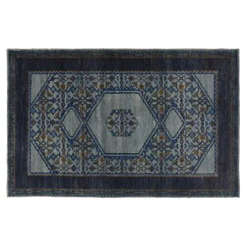 Bastien Rug - Slate/Navy - Blue - Blue