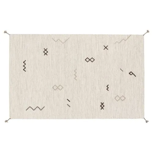 Bathilde Rug - Light Gray/Taupe - Ivory - Ivory