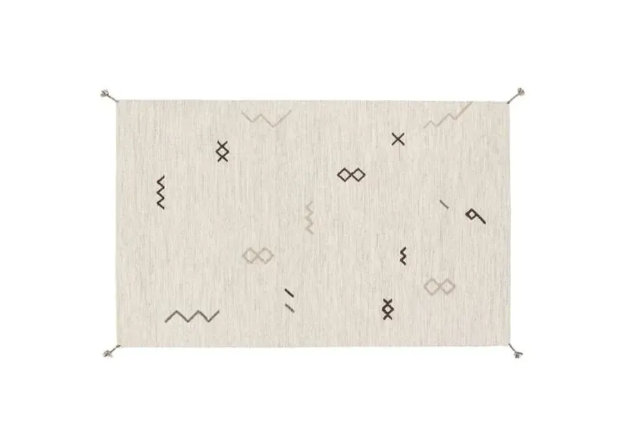 Bathilde Rug - Light Gray/Taupe - Ivory - Ivory